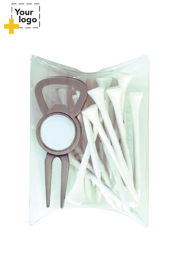 Pillow Pack Tees & Bottle Opener Divot Tool