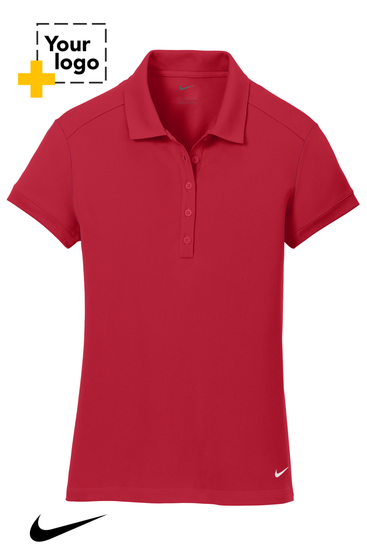 Nike Women's Dri-FIT Solid Icon Pique Modern Fit Polo