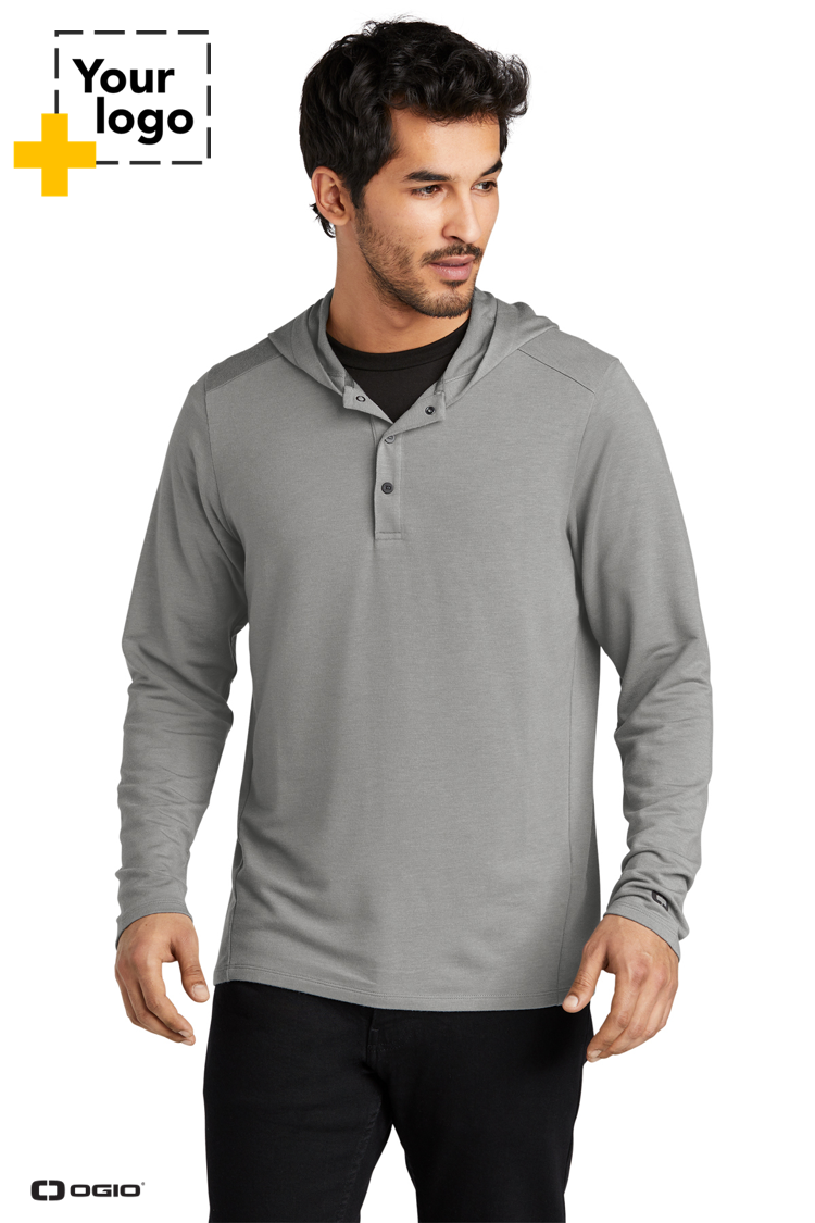 OGIO® Luuma Flex Hooded Henley