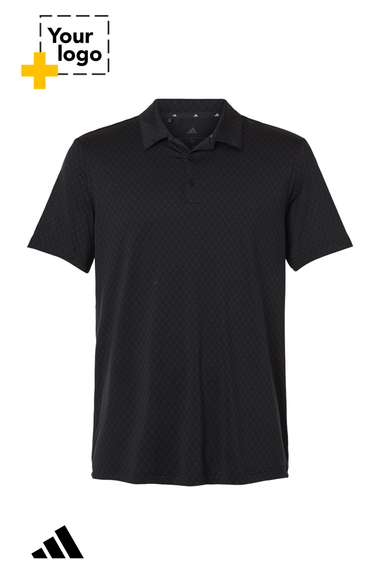 Adidas Men's 4-Way Stretch Printed Polo