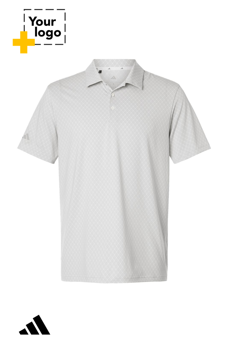 Adidas Men's 4-Way Stretch Printed Polo